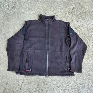 Vtg 90s NIKE ACG Therma Fit Future Logo Outdoors Gorp Cotton Zip Up Jacket Lg